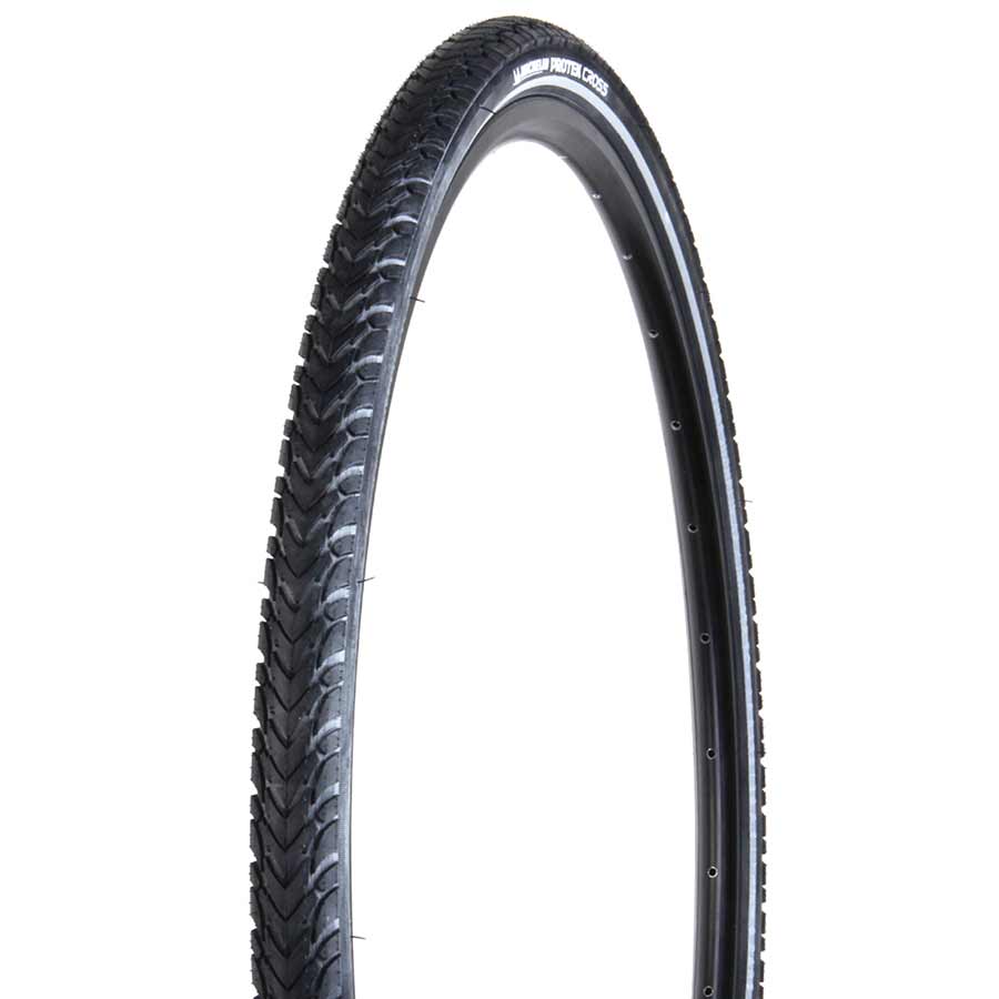 010923-06-700::0::010923-06-700::Michelin, Protek Cross, Pneu, 700x32C, Rigide, Tringle, Single, Protek 1mm, Reflex, 22TPI, Noir