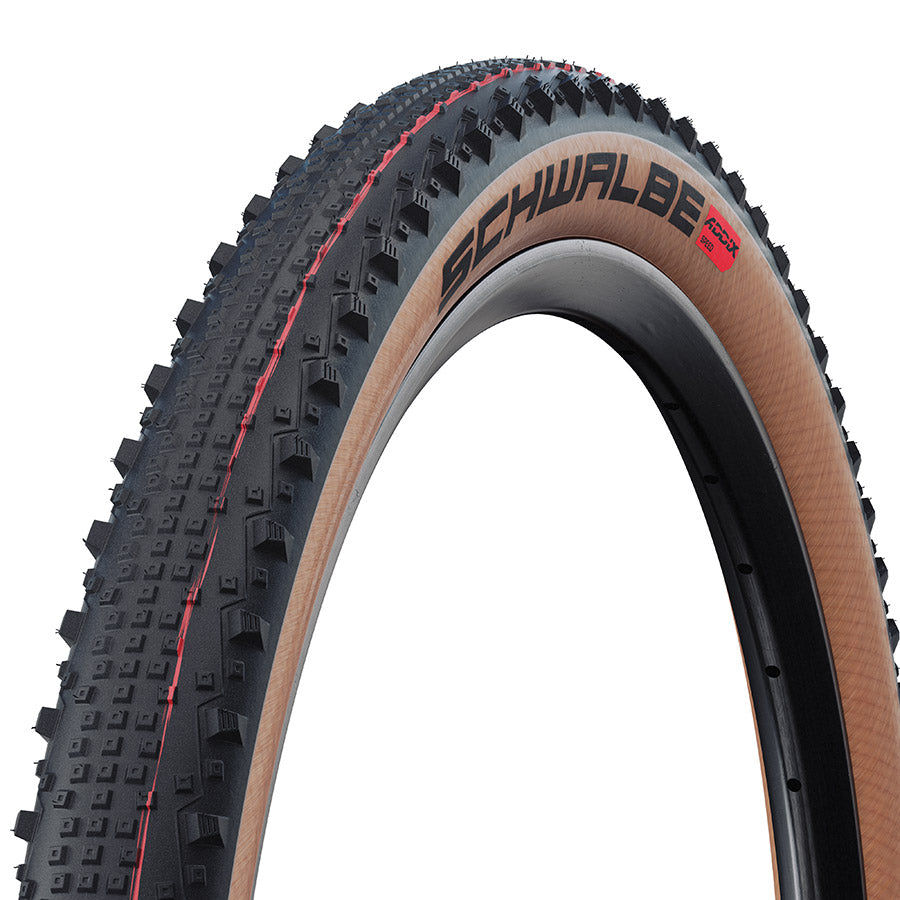 011013-18-29::0::011013-18-29::Schwalbe, Thunder Burt, Pneu de VTT, 29x2.35, Pliable, Tubeless Ready, Addix Speed, Super Race, 67TPI, Transparent Skinwall