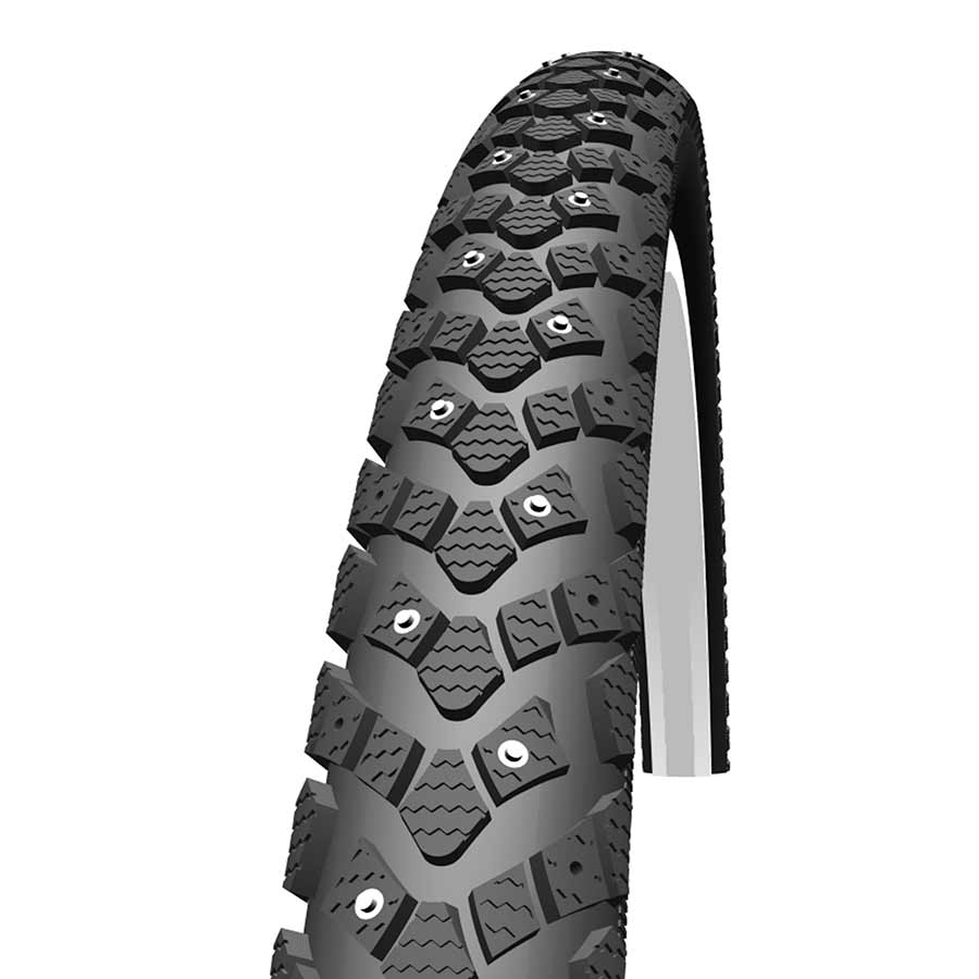 011020-03-700::0::011020-03-700::Schwalbe, Winter, Pneu, 700x35C, Rigide, Tringle, Winter, KevlarGuard, Reflex, 50TPI, Noir