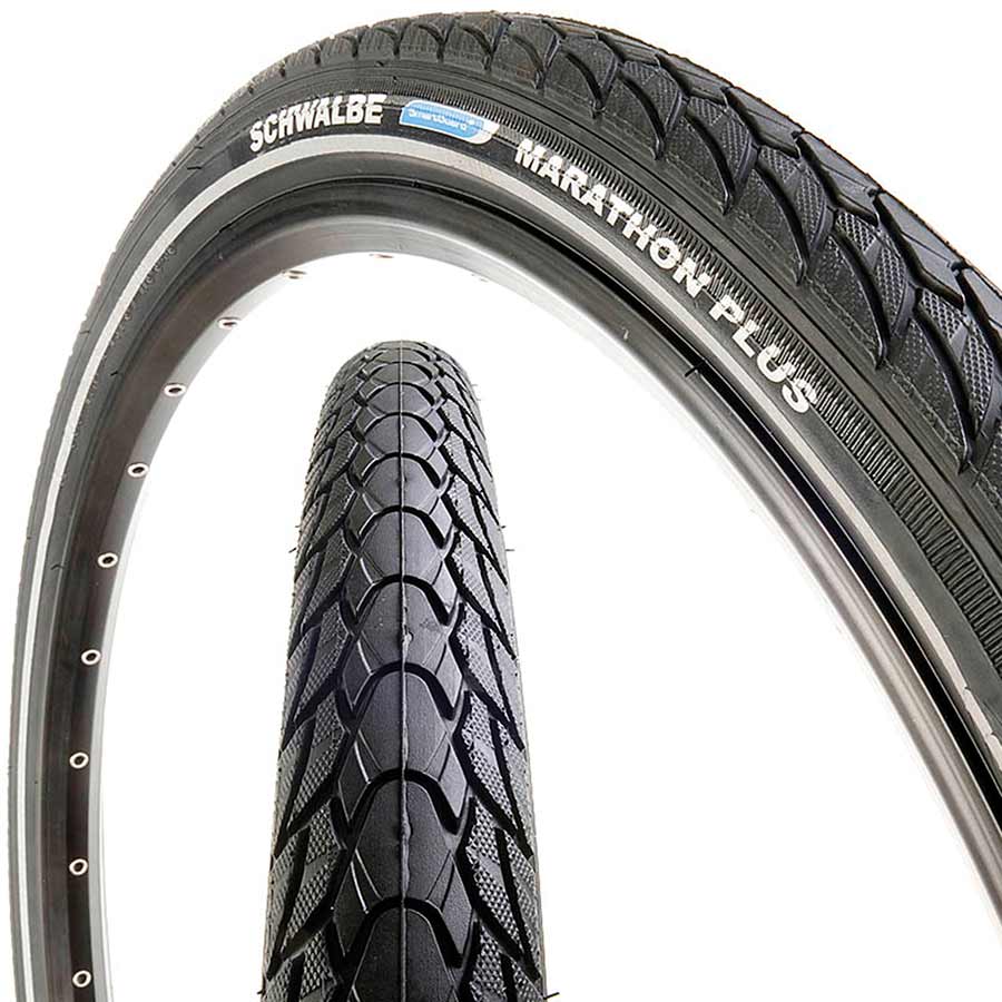 011173-02-26::0::011173-02-26::Schwalbe, Marathon Plus, Pneu, 26''x2.00, Rigide, Tringle, Endurance, SmartGuard, 67TPI, Noir