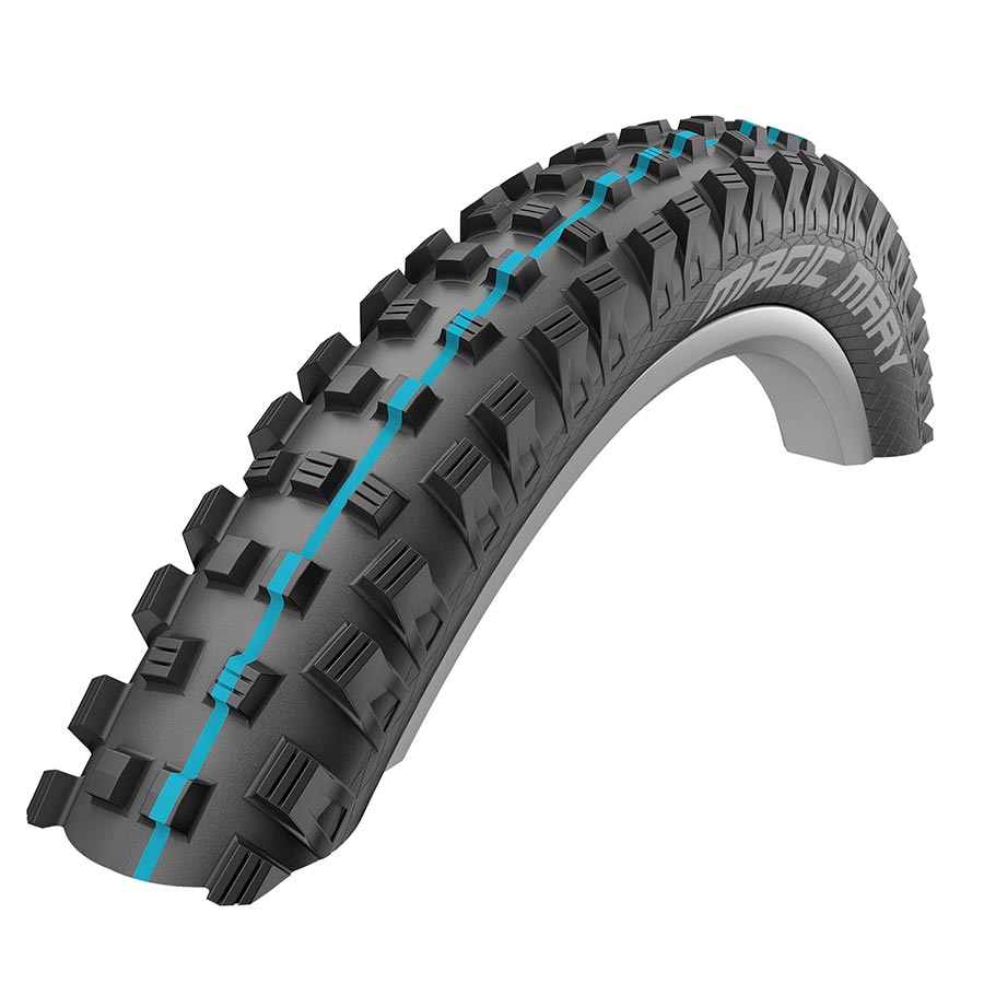 011625-25-29::0::011625-25-29::Schwalbe, Magic Mary Addix, Pneu de VTT, 29''x2.4, Pliable, Tubeless Ready, Addix Soft, SnakeSkin, SuperGravity, 67TPI, Noir