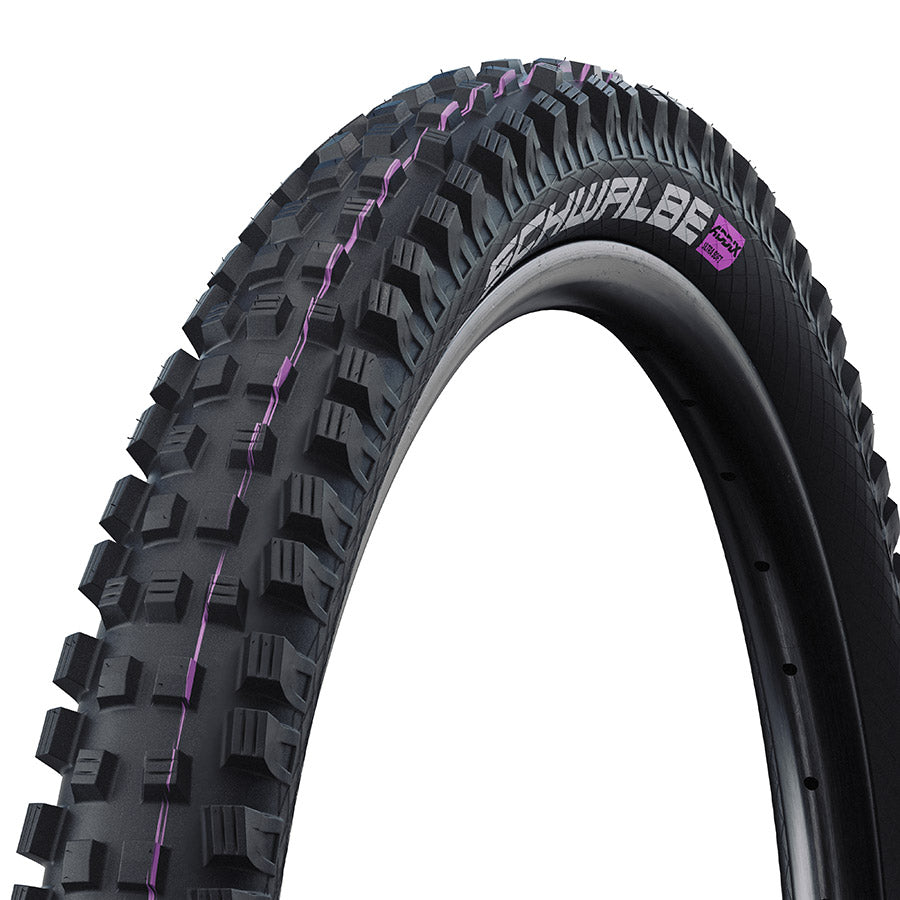 011625-32-700::0::011625-32-700::Schwalbe, Magic Mary, Pneu de VTT, 29x2.40, Pliable, Tubeless Ready, Addix Ultra Soft, Super Trail, 67TPI, Noir