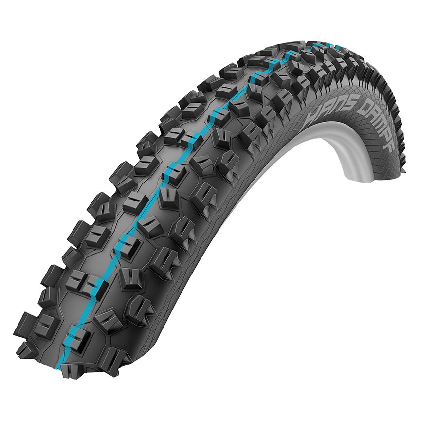 011725-19-29::0::011725-19-29::Schwalbe, Hans Dampf II Addix, Pneu de VTT, 29x2.60, Pliable, Tubeless Ready, Addix Speedgrip, SnakeSkin, Apex, 67TPI, Noir