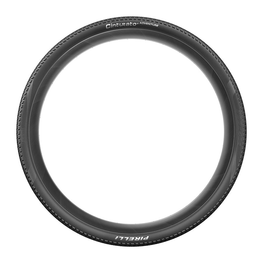 011897-04-700::4::011897-04-700::Pirelli, Cinturato Adventure, Pneu Gravel, 700x40C, Pliable, Tubeless Ready, Pro (Gravel), 60TPI, Noir