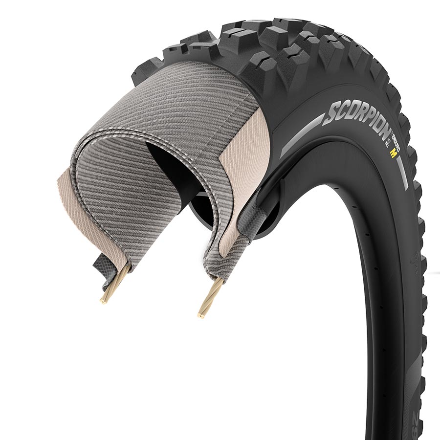 011898-04-29::3::011898-04-29::Pirelli, Scorpion™ Enduro M, Pneu de VTT, 29''x2.40, Pliable, Tubeless Ready, SmartGRIP Gravity, ProWALL, 60TPI, Noir