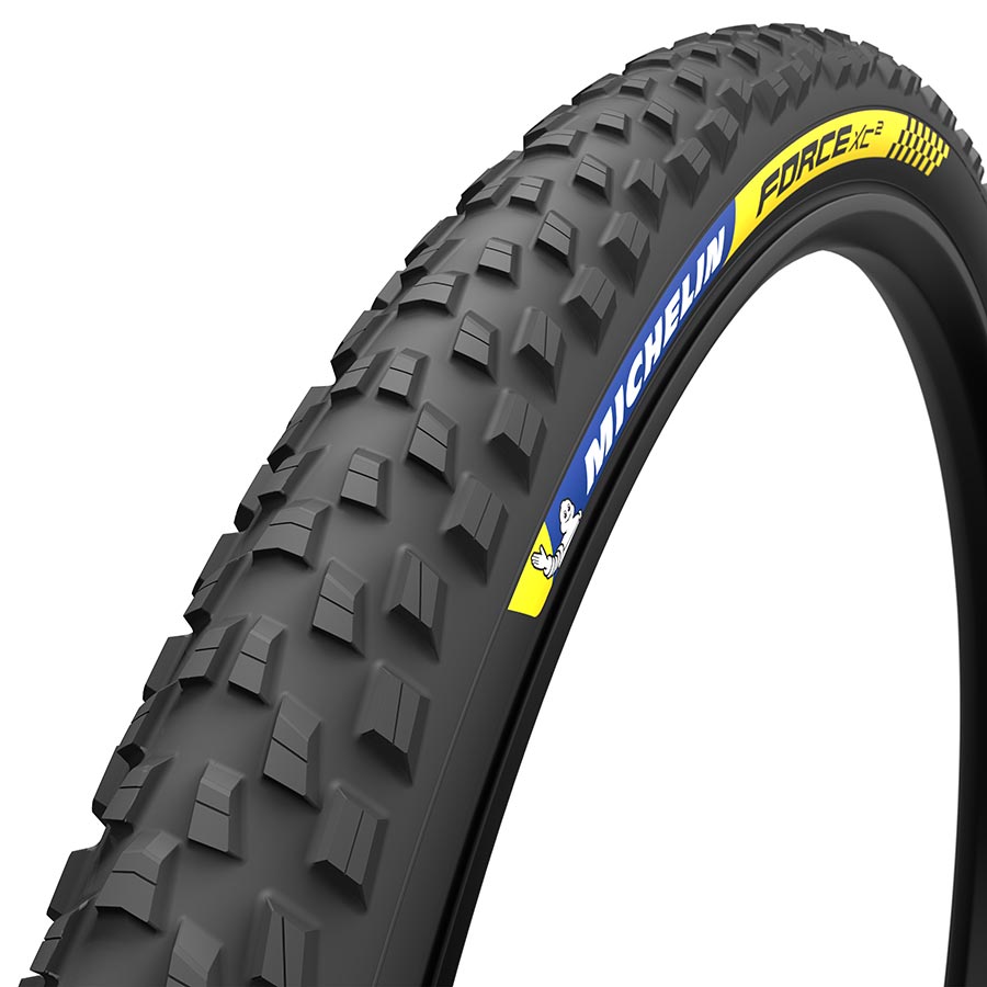 011905-01-29::0::011905-01-29::Michelin, Force XC2 Racing, Pneu de VTT, 29''x2.10, Pliable, Tubeless Ready, GUM-X, Cross Shield2, 2x150TPI, Noir