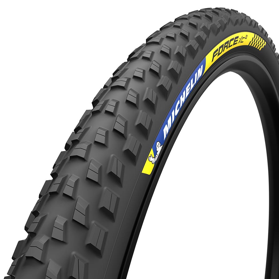011905-02-29::0::011905-02-29::Michelin, Force XC2 Racing, Pneu de VTT, 29''x2.25, Pliable, Tubeless Ready, GUM-X, Cross Shield2, 2x150TPI, Noir