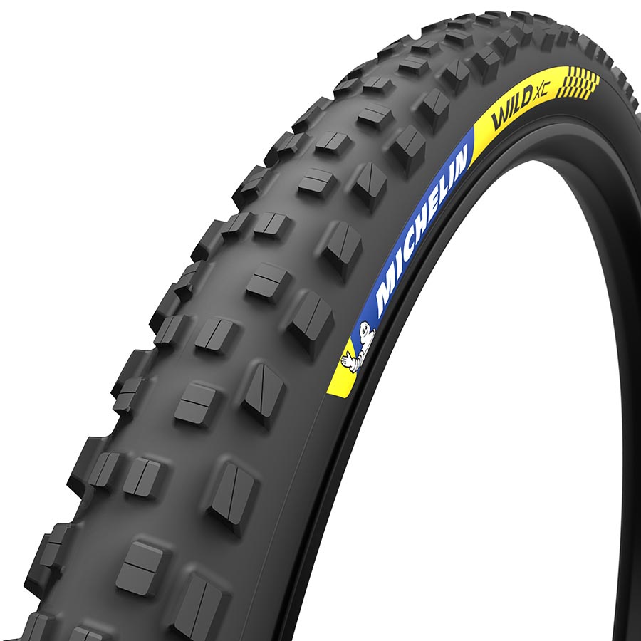 011911-01-29::0::011911-01-29::Michelin, Wild XC Racing, Pneu de VTT, 29''x2.25, Pliable, Tubeless Ready, GUM-X, Cross Shield2, 2x150TPI, Noir