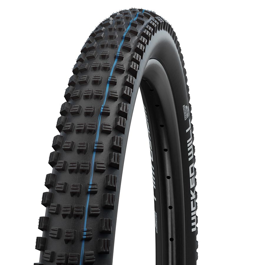 011925-14-275::0::011925-14-275::Schwalbe, Wicked Will, Pneu de VTT, 27.5"x2.60, Pliable, Tubeless Ready, Addix Speedgrip, Super Trail, TL Easy, Noir
