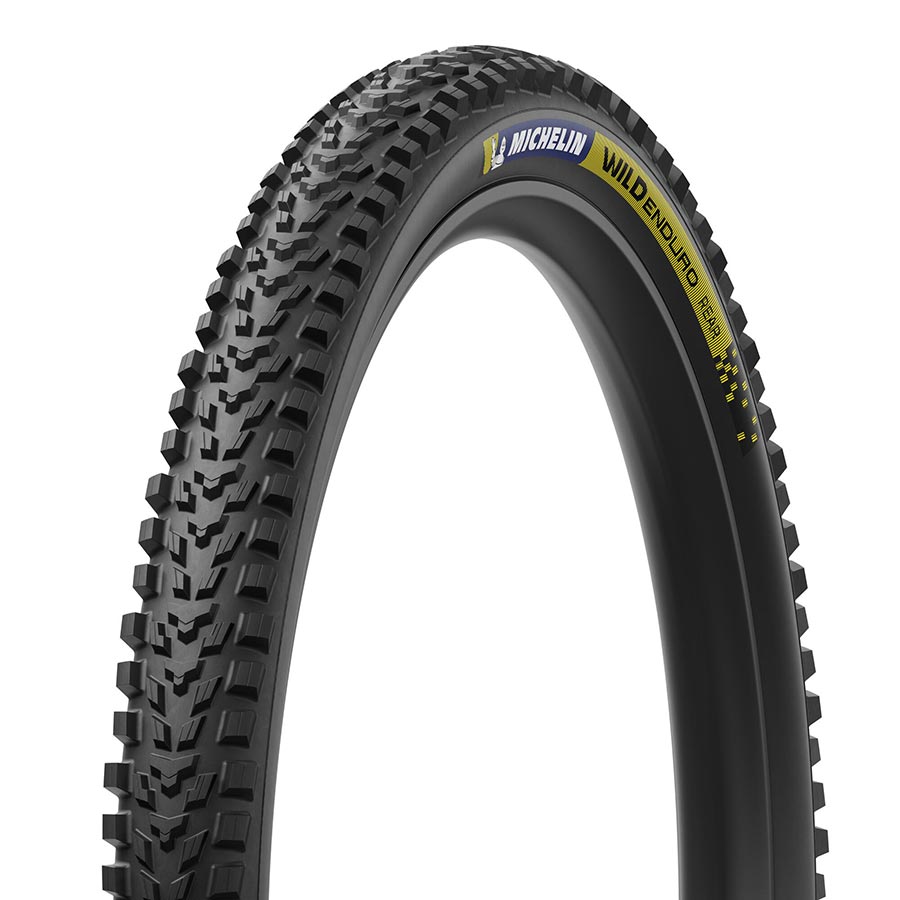 012059-01-29::0::012059-01-29::Michelin, WILD ENDURO REAR RACING LINE, Pneu de VTT, 29''x2.40, Pliable, Tubeless Ready, MAGI-X, Noir
