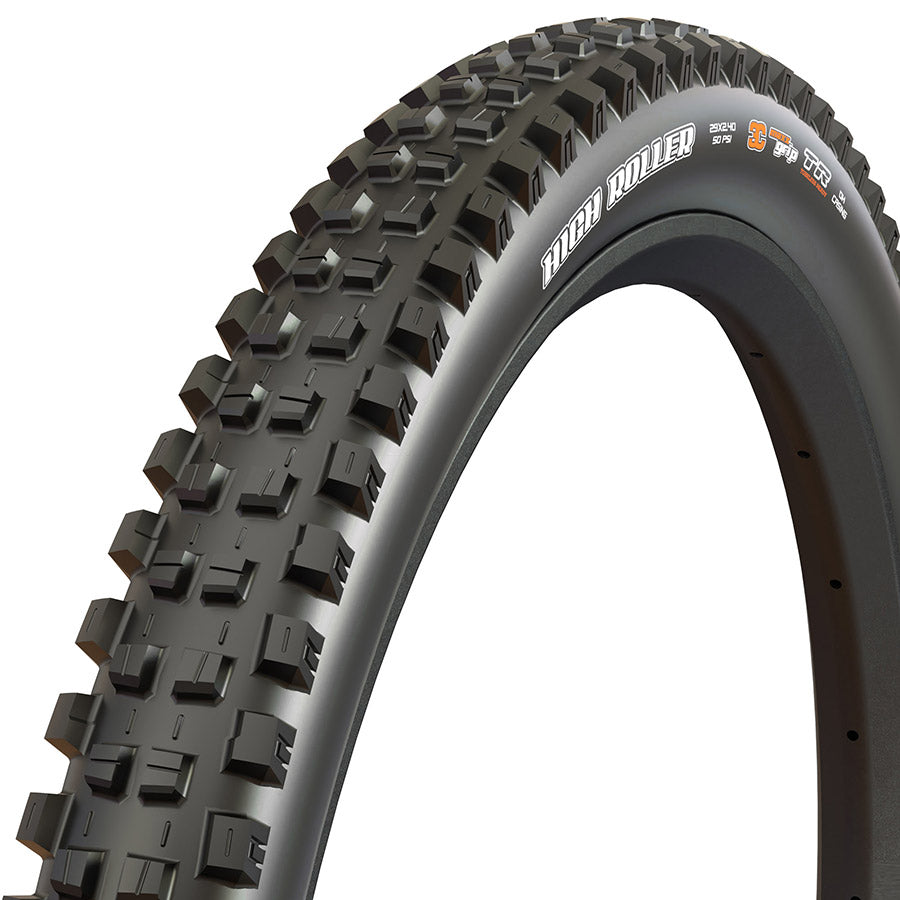 012089-05-275::0::012089-05-275::Maxxis, High Roller III, Pneu de VTT, 27.5"x2.40, Pliable, Tubeless Ready, MaxxGrip, EXO+, 60TPI, Noir