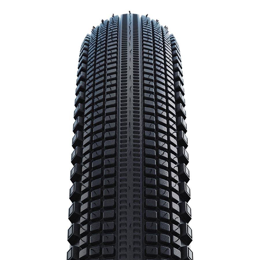 012101-06-700::1::012101-06-700::Schwalbe, G-One Comp, Pneu Gravel, 28x1.70, Rigide, GreenCompound, K-Guard, Noir
