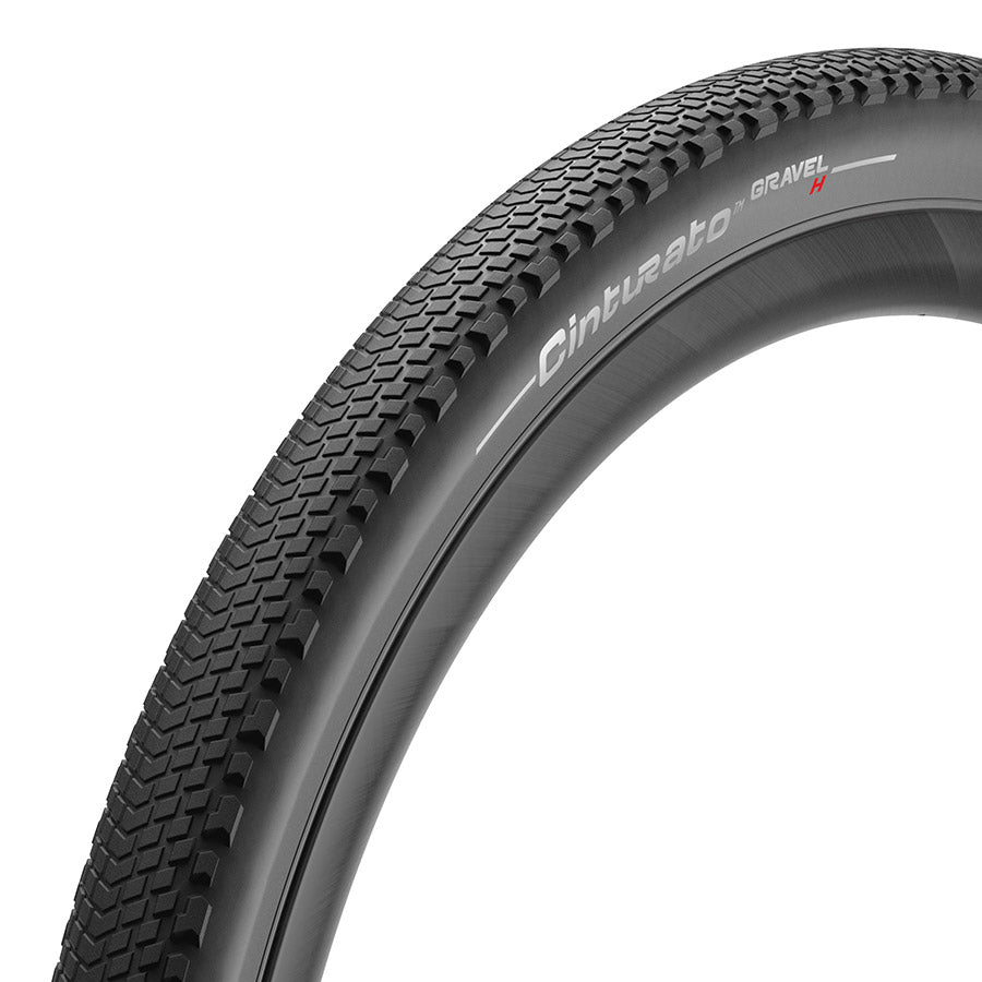 012161-02-700::1::012161-02-700::Pirelli, Cinturato Gravel H P-Line, Pneu Gravel, 700x40C, Pliable, Tubeless Ready, SpeedGrip, TechWALL, 60TPI, Noir