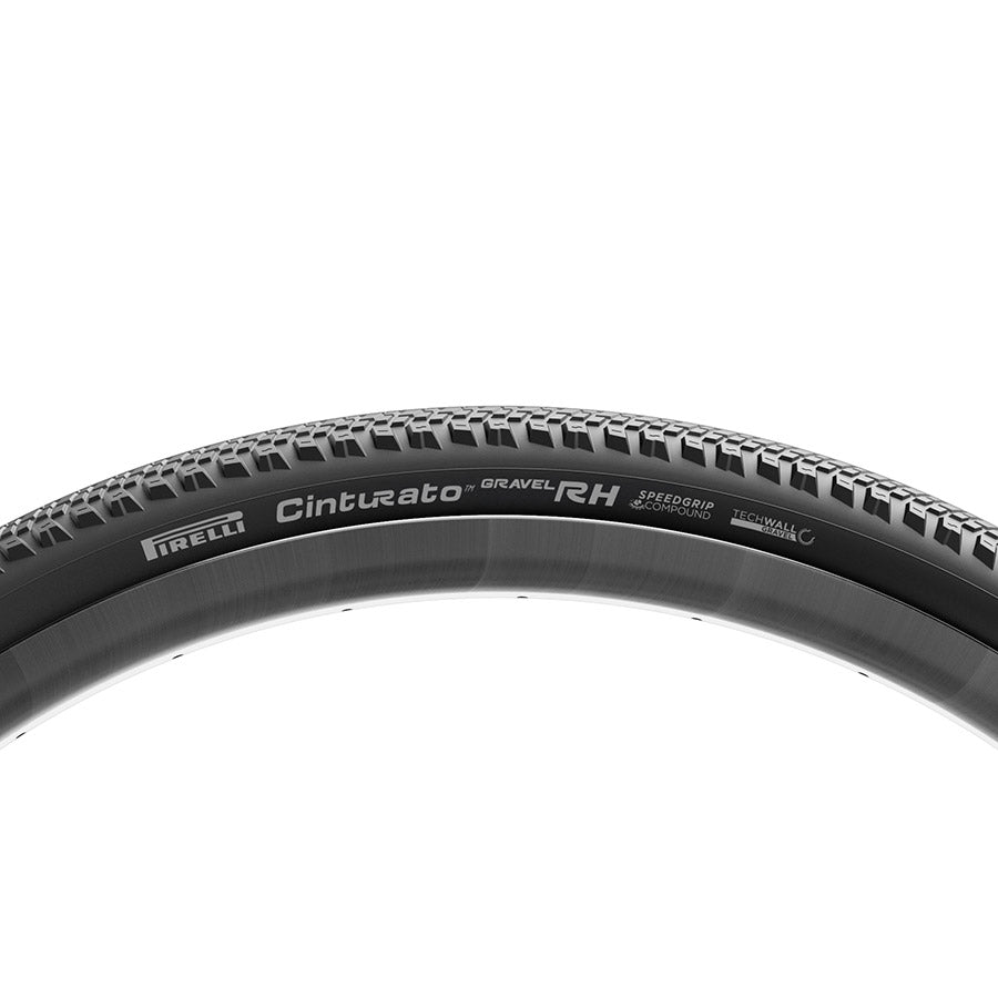 012163-01-700::2::012163-01-700::Pirelli, Cinturato Gravel RH P-Line, Pneu Gravel, 700x40C, Pliable, Tubeless Ready, SpeedGrip, TechWALL, 60TPI, Noir