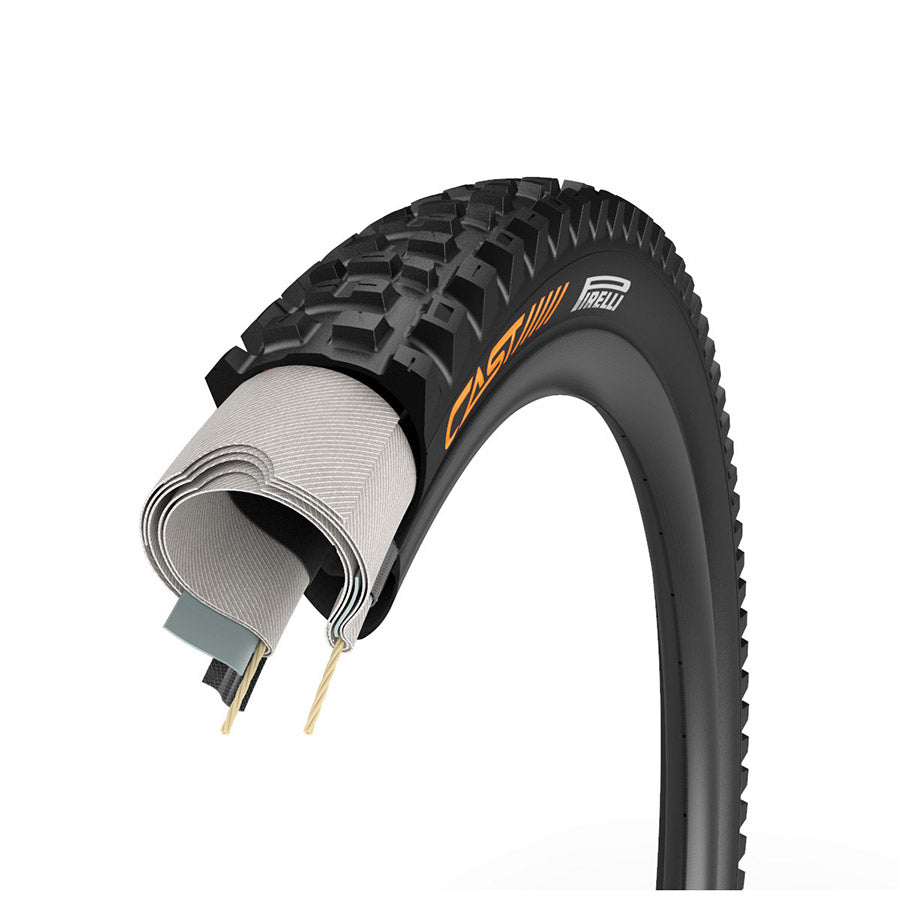 012188-02-29::2::012188-02-29::Pirelli, CAST Antagonist, Pneu de VTT, 29''x2.40, Pliable, Tubeless Ready, SmartEVO DH, DualWall, 120, Noir