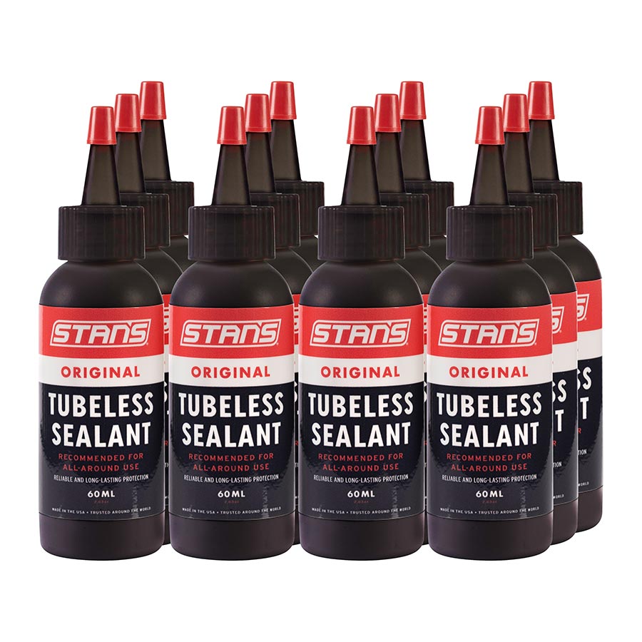 030004-10::1::030004-10::Stans No Tubes, Scellant, Scellant pour pneu sans chambre à air, 60ml, Boîte de 12