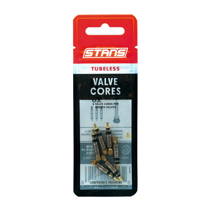 030040-03::1::030040-03::Stans No Tubes, Corps de valve Presta, Paquet de 6