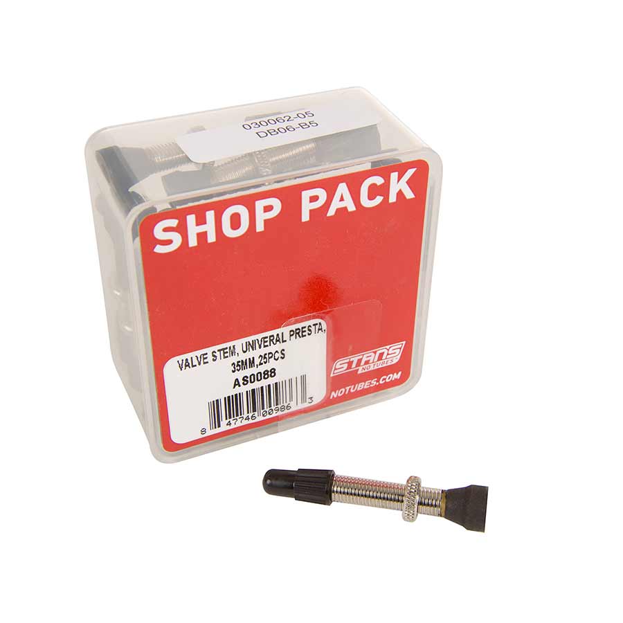 030062-05::0::030062-05::Stan's No Tubes, Valve, Presta, 35mm, 25 pièces, Vrac