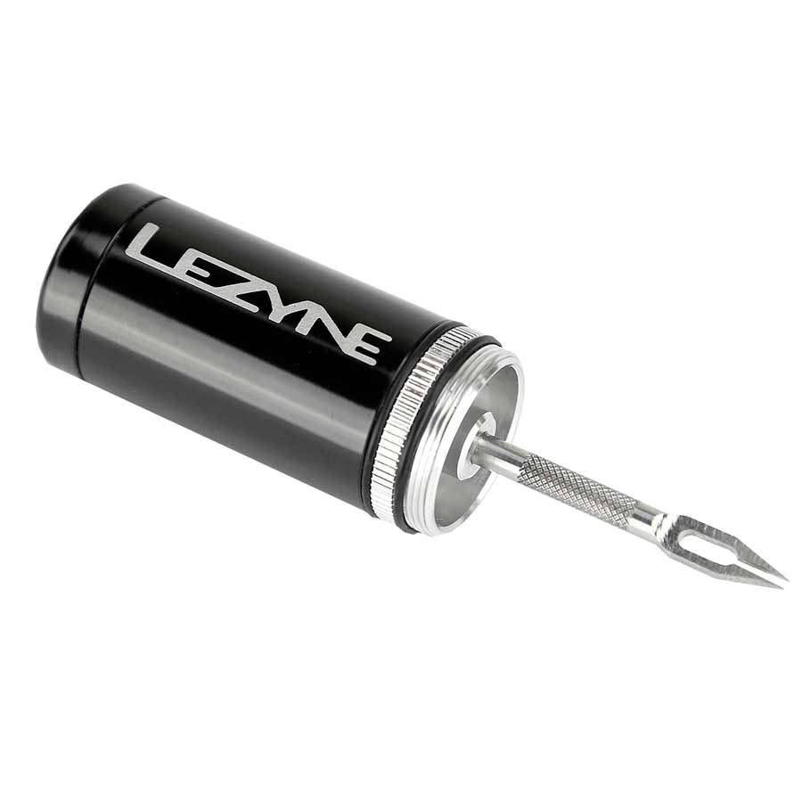 030144-01::0::030144-01::Lezyne, Tubeless Kit, Kit de réparation Tubeless, Inclut outil en alliage et 5 languettes de réparation