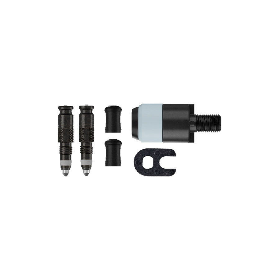 030293-01::0::030293-01::Schwalbe, SCV - Trousse de conversion CLIK avec adaptateur de pompe, Coeur de valve CLIK, Remplace un coeur de valve Presta pour vous donner les avantages des valves CLIK, Vient également avec un adaptateur CLIK pour pompe Schrader