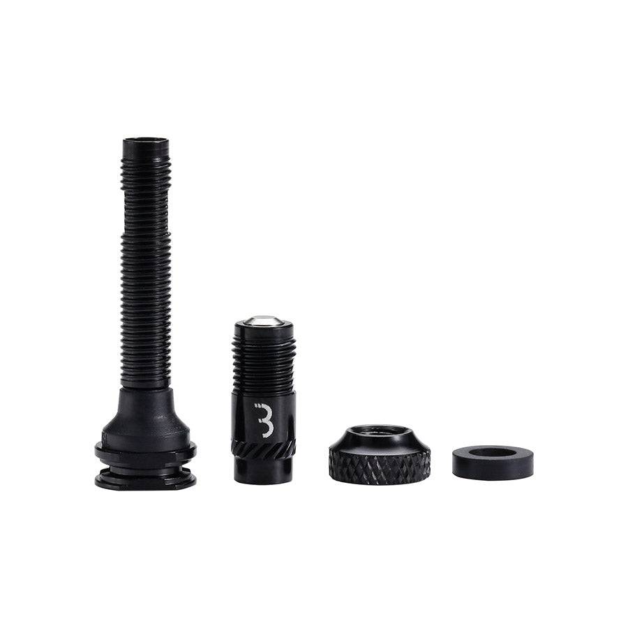 030302-01::2::030302-01::BBB Cycling, BTI-166 Valve CoreCap, Valve Tubeless, 40mm, Noir, Paire