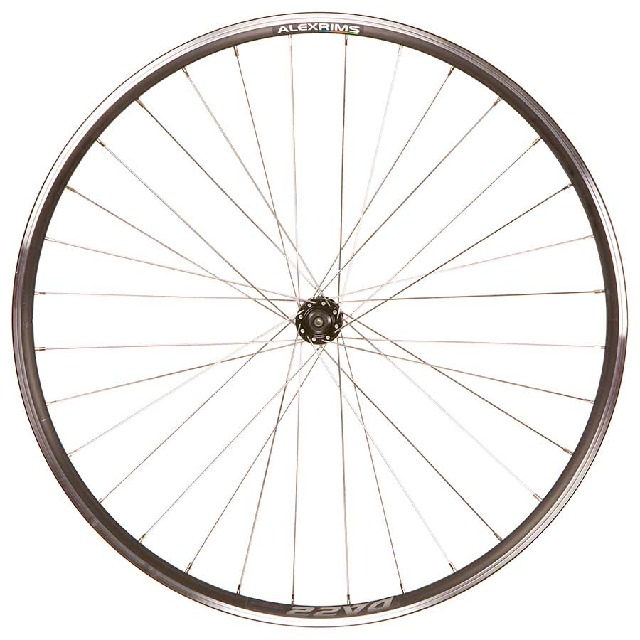 041663-01-700::1::041663-01-700::Wheel Shop, Alex DA22/ Shimano Tiagra HB-RS400 Noir, Roue, Avant, 700C / 622, Trous: 32, QR, 100mm, Sur jante
