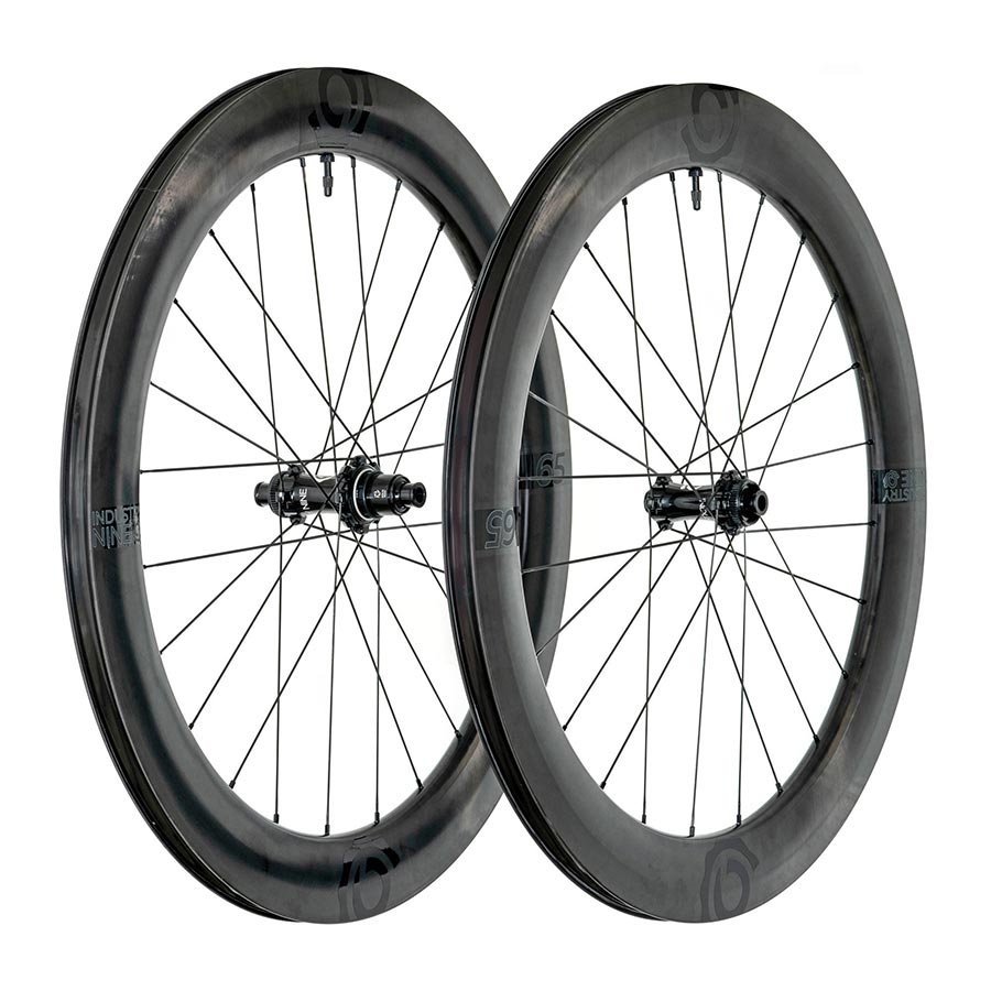 042054-01-700::0::042054-01-700::Industry Nine, Solix SL i9 65, Roue, Avant et Arrière, 700C / 622, Trous: Av: 24, Arr: 24, Av: 12mm, Arr: 12mm, Av: 100, Arr: 142, Disque Center Lock, Shimano Road 11, Ensemble