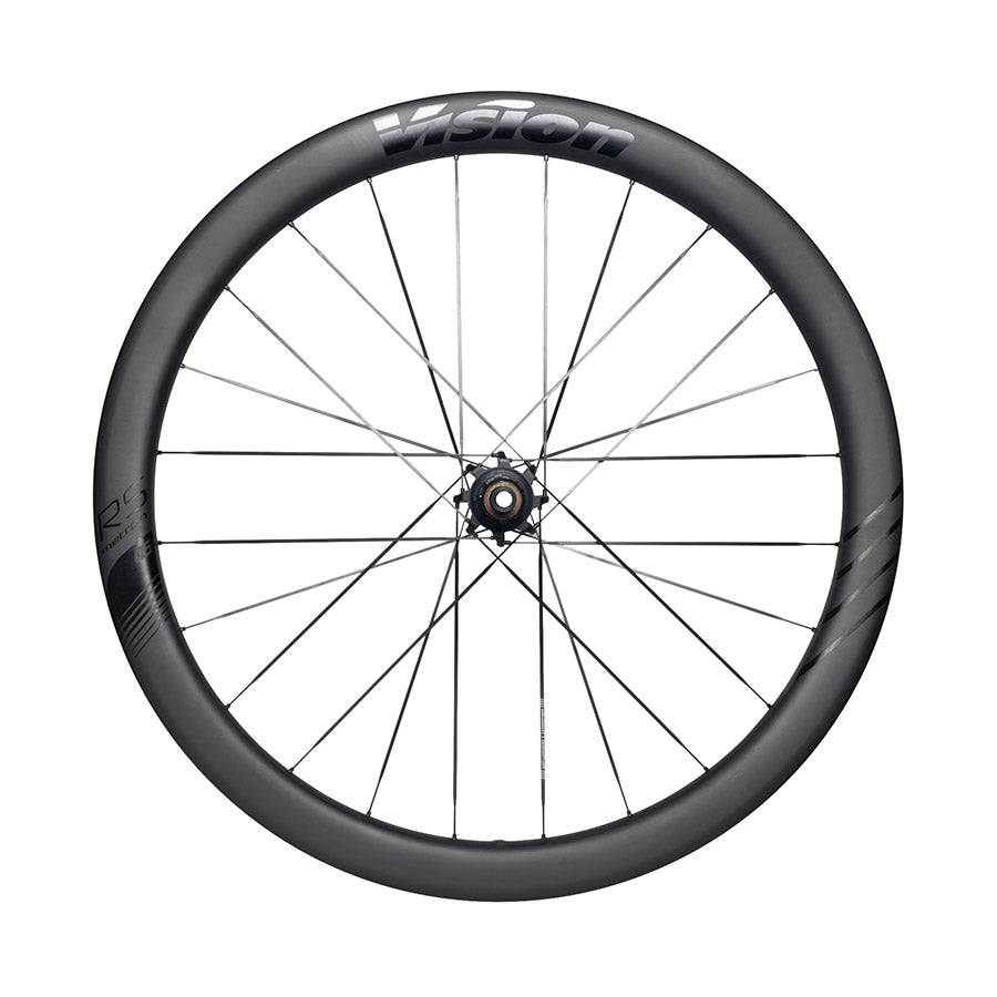 042139-01-700::1::042139-01-700::Vision, METRON RS 45 DISC, Roue, Avant et Arrière, 700C / 622, Trous: Av: 21, Arr: 24, Axle typeF: TA 12mm, R: X 12mm, Av: 100, Arr: 142, Disque Center Lock, Cassette body typeShimano Road 11/12, Ensemble