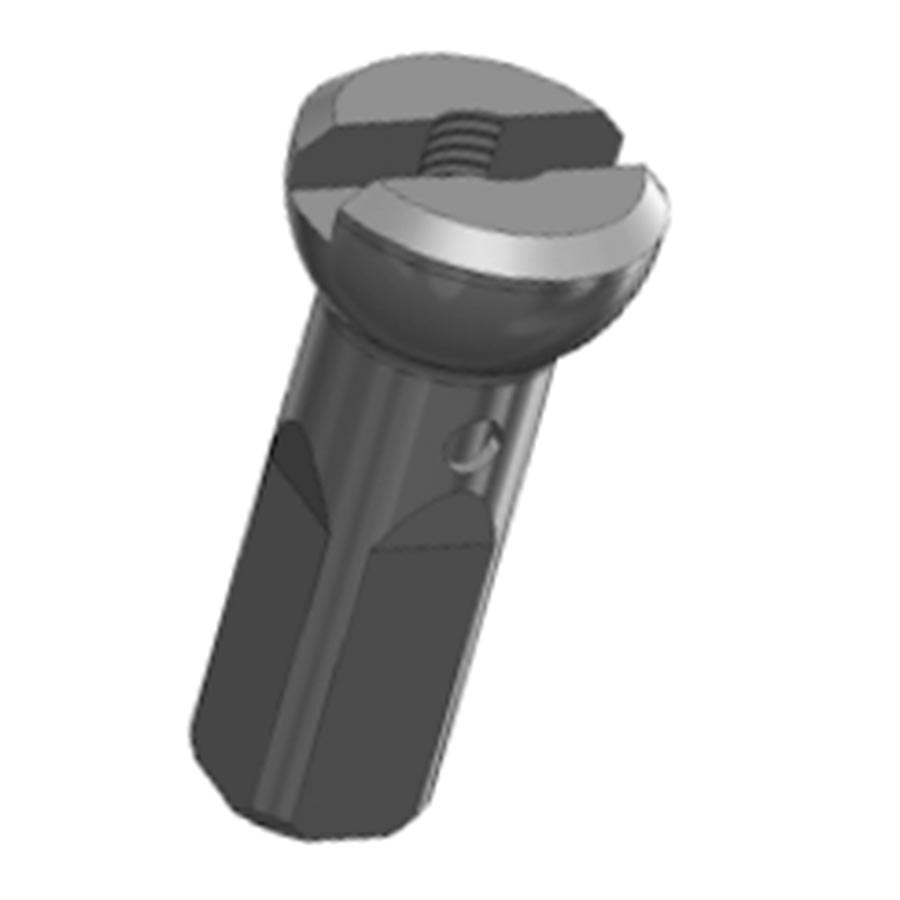 070300-02::0::070300-02::Sapim, Polyax Aluminium Auto bloquant, Écrous, Noir, 2mm, (14G), 14mm, Sac de 100