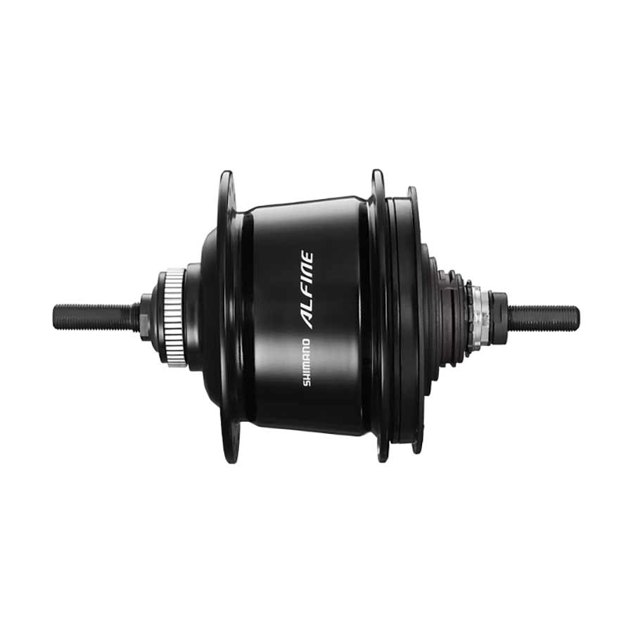 080505-03::0::080505-03::Shimano, Alfine SG-S7001-8, Moyeu à 8 vitesses internes, Arrière, 36T, Boulons, 135mm, Noir