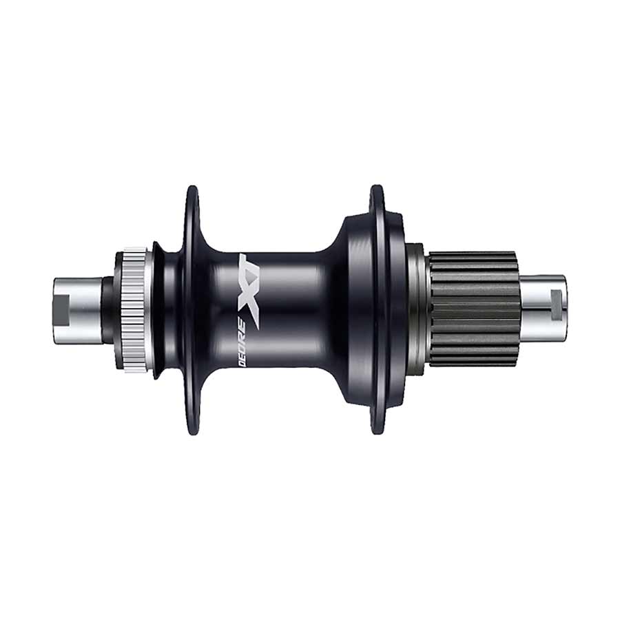080543-02::0::080543-02::Shimano, FH-M8110-B, Moyeu à disque, Arrière, 32T, 12mm TA, 148mm, Shimano Micro Spline, Noir