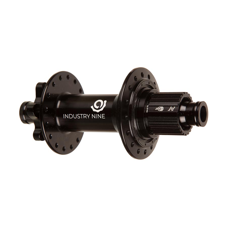 080572-03::1::080572-03::Industry Nine, 1/1 Classic DH157 6B, Moyeu à disque, Arrière, 32T, 12mm TA, 157mm, Shimano Micro Spline, Noir