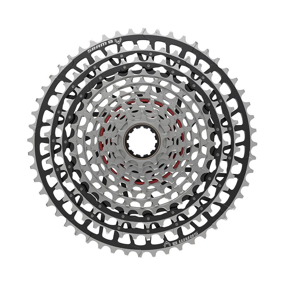 120669-01::0::120669-01::SRAM, XS-1299 XX Eagle SL T-Type, Cassette, Argent/Noir, Vitesses: 12, 10-52D