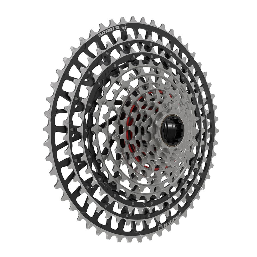 120669-01::1::120669-01::SRAM, XS-1299 XX Eagle SL T-Type, Cassette, Argent/Noir, Vitesses: 12, 10-52D
