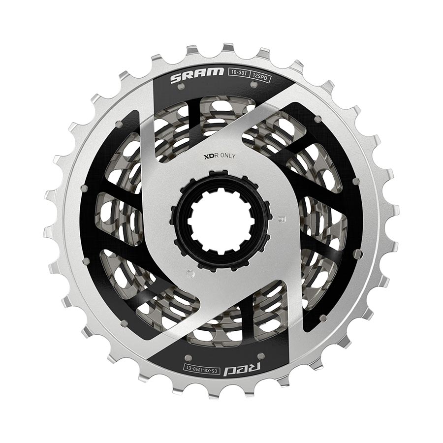 120689-02::2::120689-02::SRAM, XG-1290 E1, Cassette, Argent, Vitesses: 12, 10-30T, XD-R