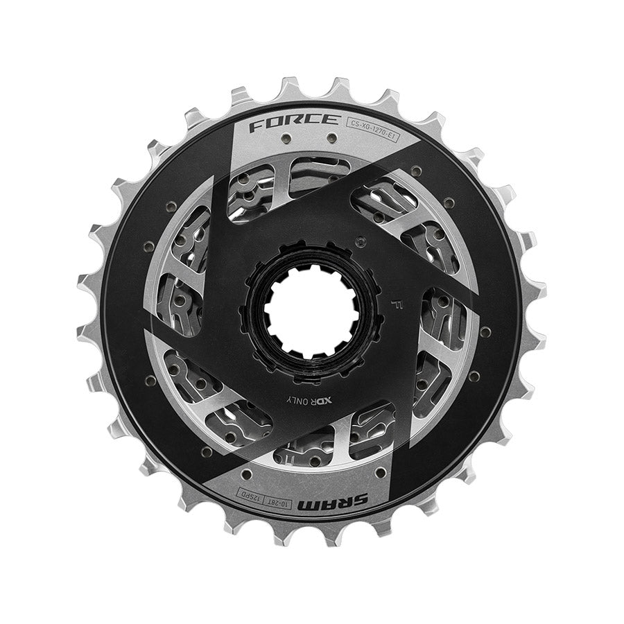 120720-01::1::120720-01::SRAM, XG-1270 E1, Cassette, Argent, Vitesses: 12, 10-28D, XD-R