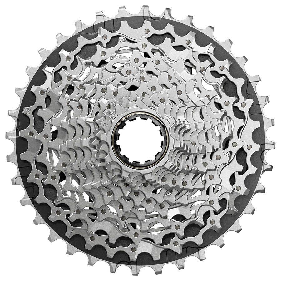 120720-04::0::120720-04::SRAM, XG-1270 E1, Cassette, Argent, Vitesses: 12, 10-36D, XD-R