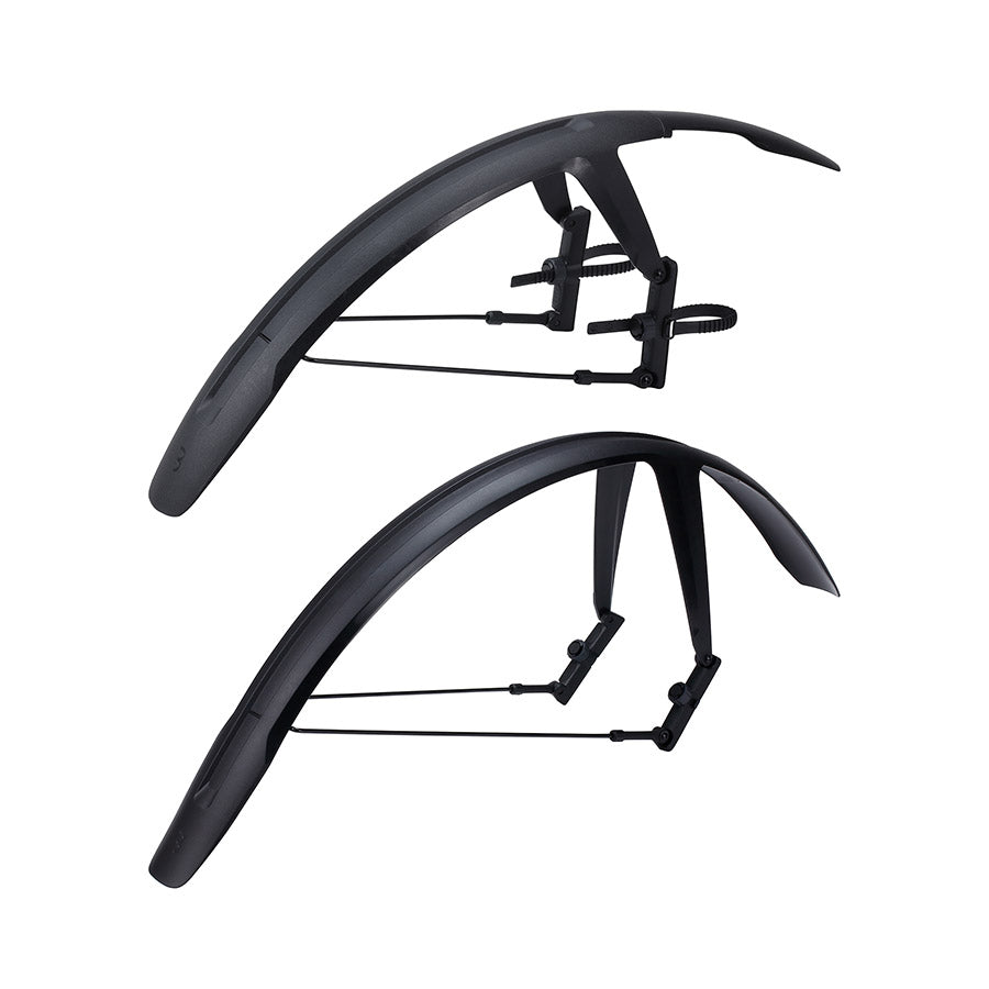 130312-01::0::130312-01::BBB Cycling, BFD-66S DiscGuard Plus, Garde-boue, 700C, 57mm, Noir, Ensemble
