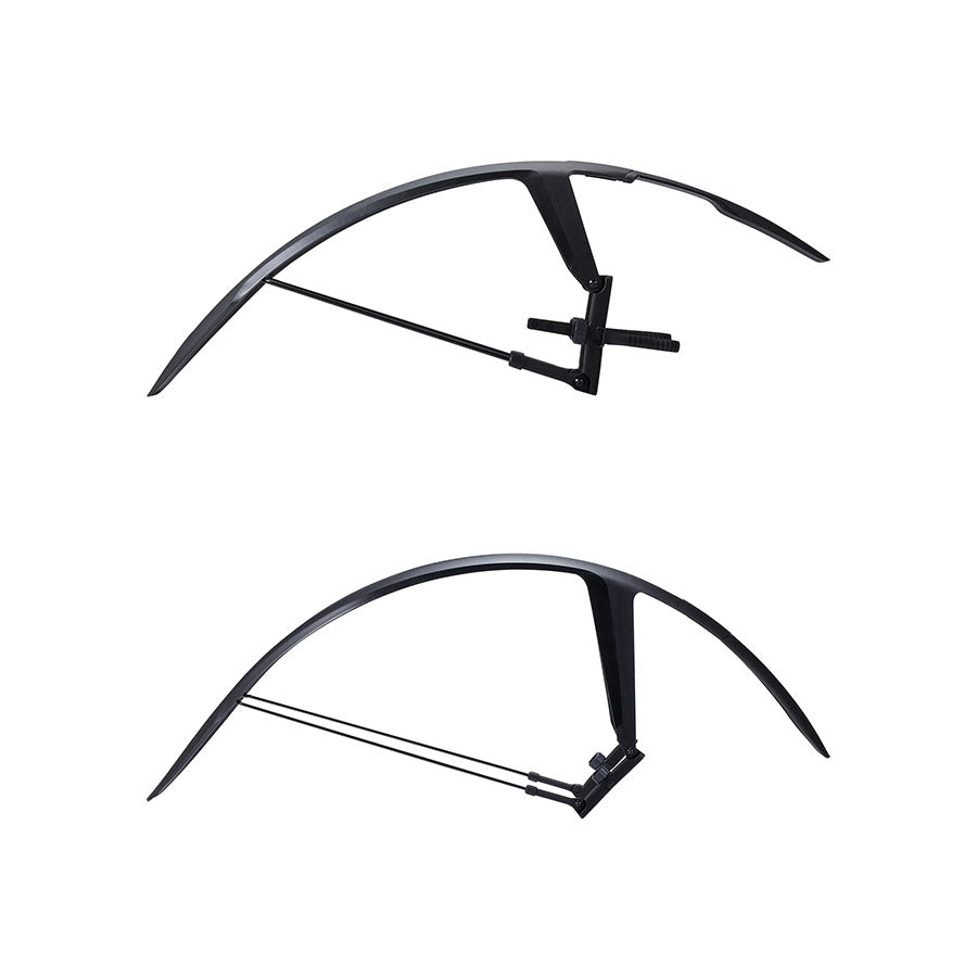 130312-01::1::130312-01::BBB Cycling, BFD-66S DiscGuard Plus, Garde-boue, 700C, 57mm, Noir, Ensemble