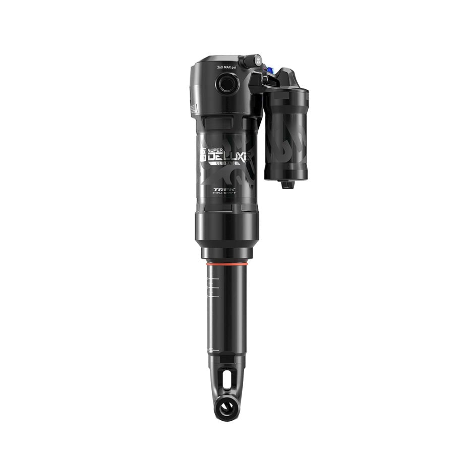 140849-03::3::140849-03::RockShox, Super Deluxe Thru Shaft RCT, Amortisseur arrière, 230x57.5, Oeillet de tige: Tourillon, Oeillet de corps: Joug, Progressive, MReb/MComp, 380Lockout, Trek Rail