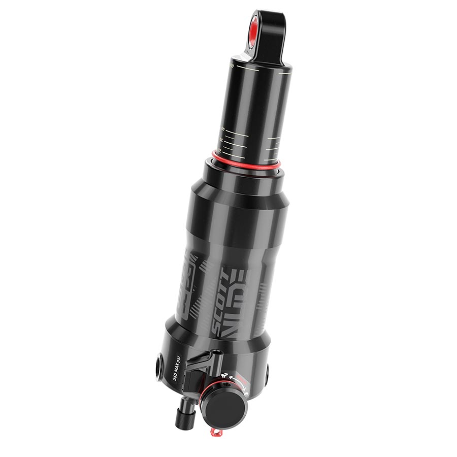 140873-01::0::140873-01::RockShox, Deluxe Nude RL3 C1, Amortisseur arrière, 165x45, Oeillet de tige: Tourillon, Oeillet de corps: Standard, Progressive 0Pos/0Neg Tokens, W/1 Efficiency Token, LM Tune,430 Lockout, Scott Spark