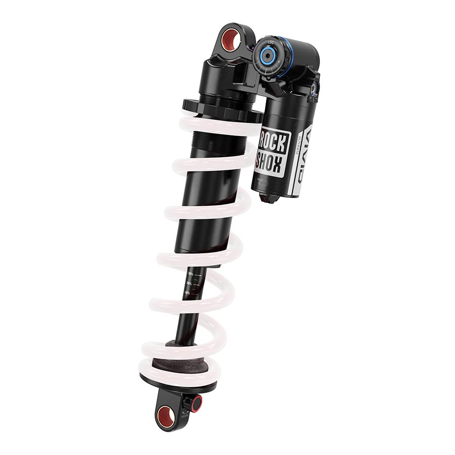 140949-06::1::140949-06::RockShox, Vivid Coil Ultimate DH C1, Amortisseur arrière, 225x70, Oeillet de tige: Standard, Oeillet de corps: Tourillon, Reb55/Comp30, Adj Hydraulic Bottom Out