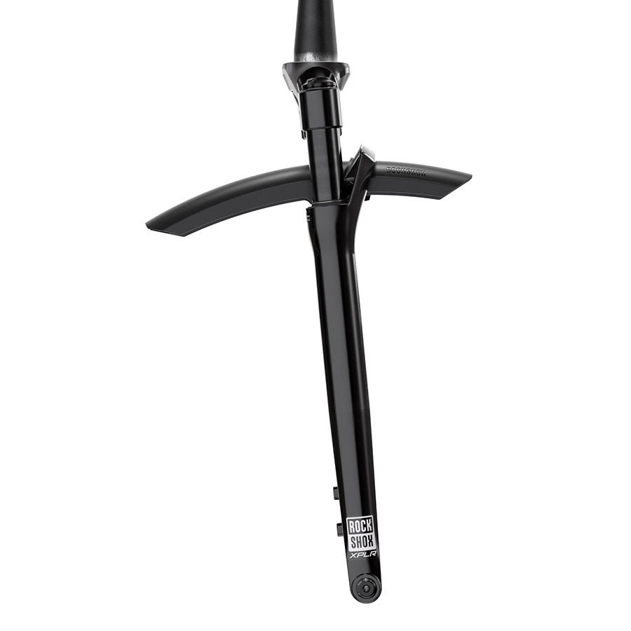 140989-01-700::5::140989-01-700::RockShox, Rudy XL Ultimate A1, Fourche à suspension, 700C, Solo Air, 60mm, 1-1/8''-1.5'', 12x100mm TA, Déport: 45mm, Noir