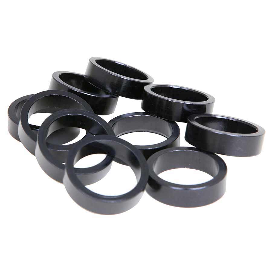 150296-03::0::150296-03::EVO, Espaceurs de direction en alliage, 28.6mm, Noir, 10mm, (10X)