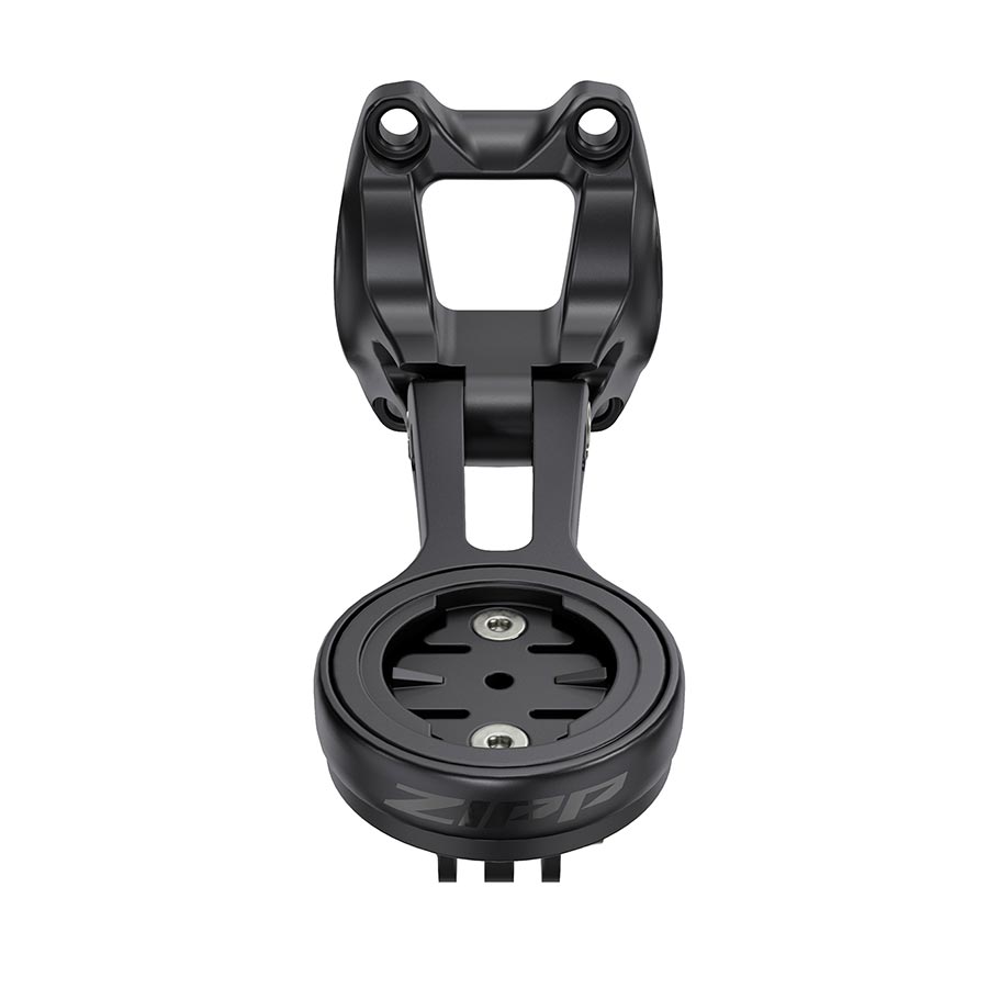 160579-02::1::160579-02::Zipp, Fixation Intégrée QuickView Service Course SL, Support de cyclomètre, Garmin/Wahoo ou Hammerhead, Fixation de capuchon de potence, Noir