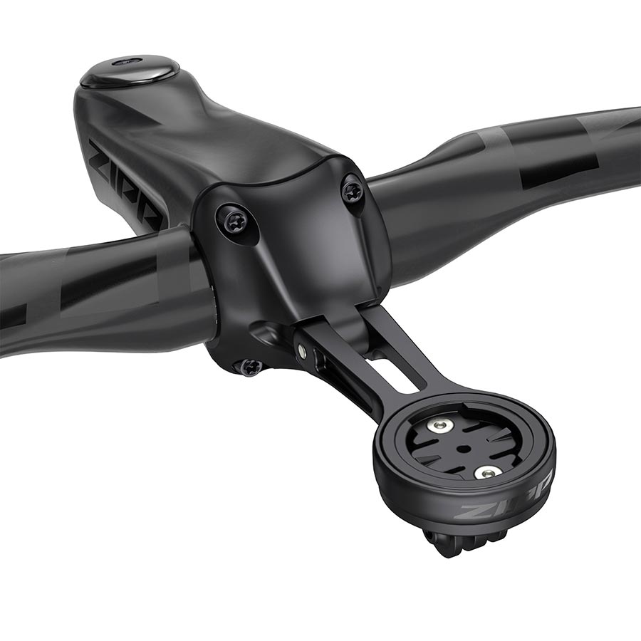 160580-02::0::160580-02::Zipp, Fixation Intégrée QuickView SL Sprint, Support de cyclomètre, Garmin/Wahoo ou Hammerhead, Fixation de capuchon de potence, Noir