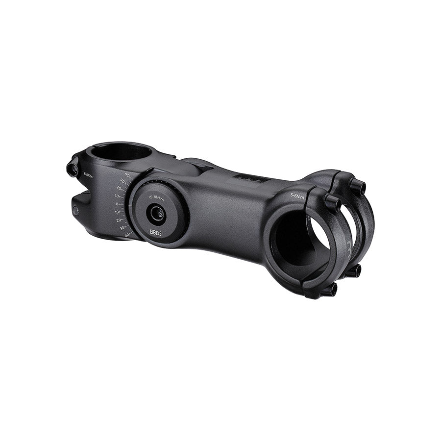 160693-02::0::160693-02::BBB Cycling, BHS-29 HighSix, Potence, Diamètre: 31.8mm, Longueur: 110mm, Direction: 1-1/8'', Noir
