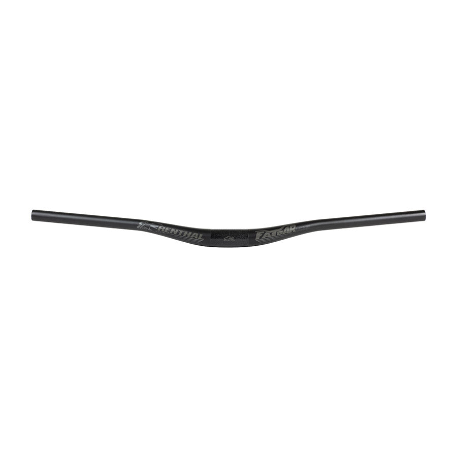 171039-02::0::171039-02::Renthal, V3 Fatbar Lite Carbon 35, Guidon de VTT, Diamètre: 35mm, 760mm, Élévation: 20mm, Noir