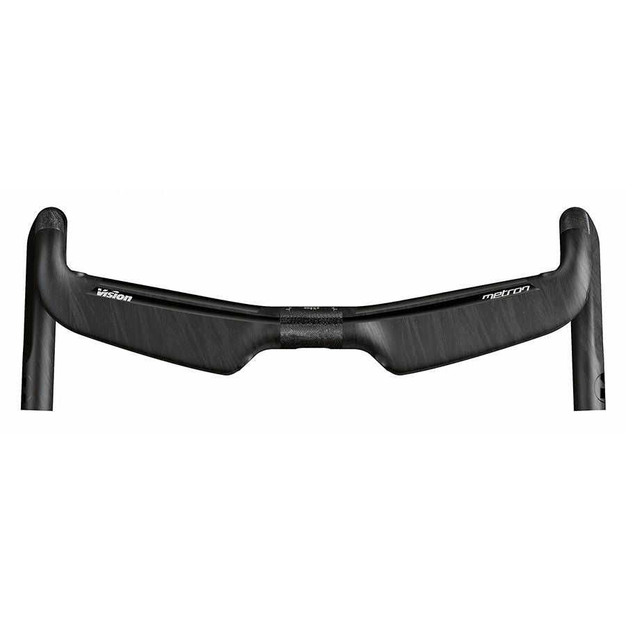 171041-01::1::171041-01::Vision, Metron Aero, Guidon de route, Diamètre: 31.8mm, 400mm, Hauteur: 125mm, Portée: 80mm, Noir