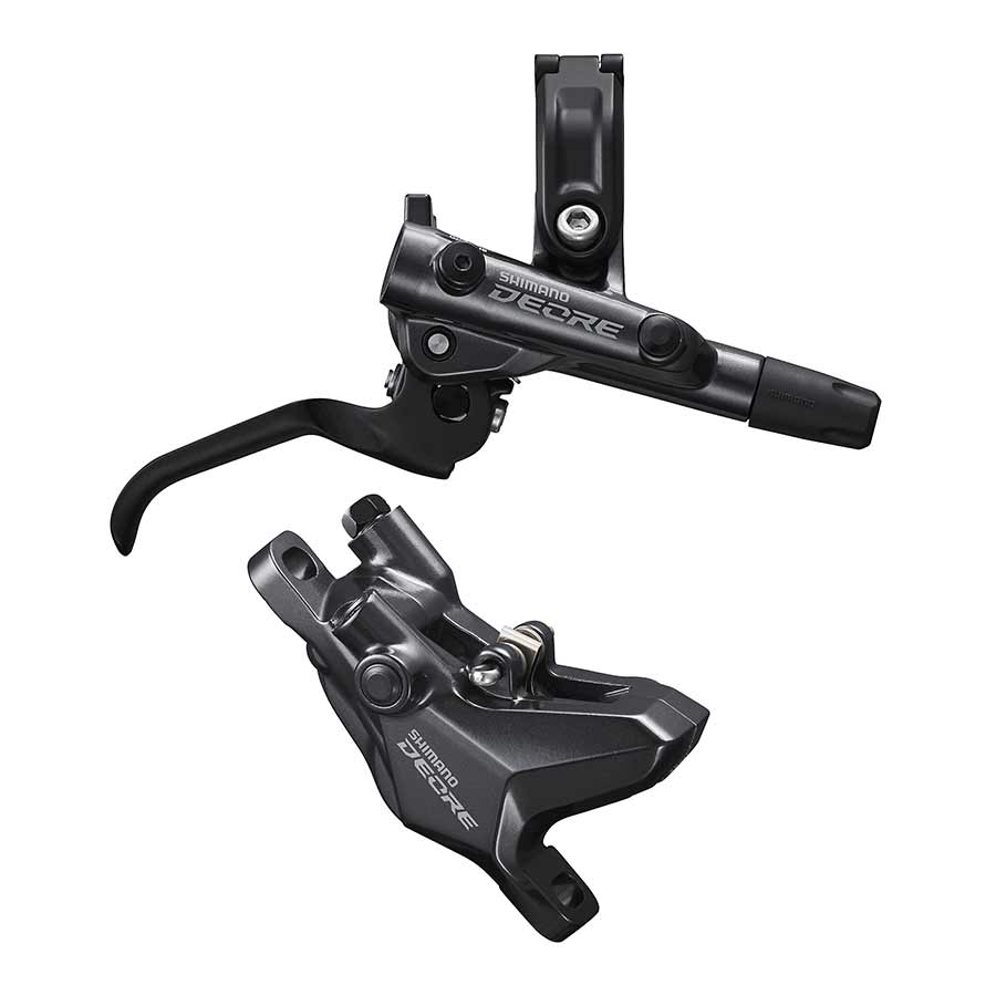 180763-02::0::180763-02::Shimano, Deore BL-M6100 / BR-M6100, Frein à disque hydraulique VTT, Arrière, Post mount, Disque: Non inclus, Noir